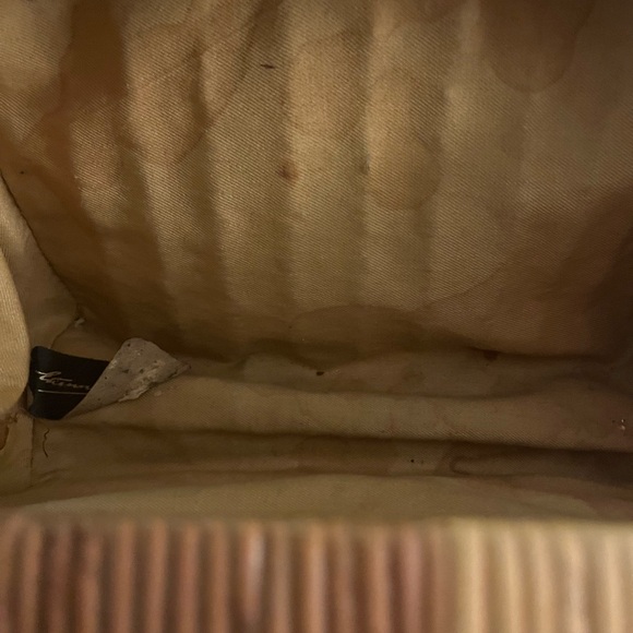 Etienne Aigner Vintage Iconic Wicker Hqndbag in Aigner signature burgundy - Picture 9 of 9